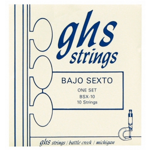 GHS Bajo Sexto, struny do gitary akustycznej,  Loop End 10 String, .024-.078