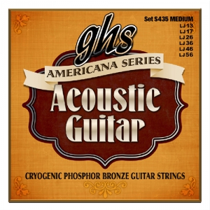 GHS Americana Series - struny do gitary akustycznej, Phosphor Bronze, Light, .013-.056