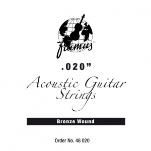 Framus Bronze - struna pojedyncza do gitary akustycznej .020, wound