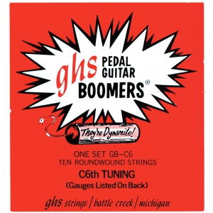 GHS Pedal Steel Boomers ″ struny do Pedal Steel Guitar, 10-Strings, C6 Tuning, .015-.070