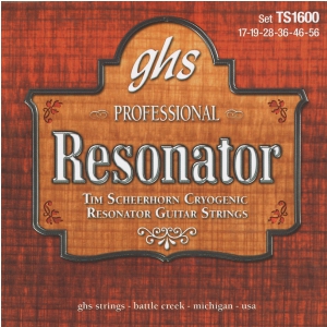 GHS Professional - Tim Seerhorn Signature . Resonator String Set, .017-.056