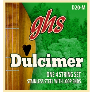 GHS Dulcimer String Set, D-Mixolydian Tuning, Loop End
