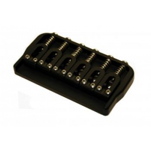 Hipshot Fixed Guitar Bridge - 6-String, .125 mostek gitarowy - Black