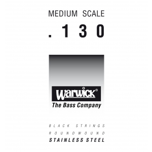 Warwick 39130 Black Label.130, Medium Scale, struna pojedyncza do gitary basowej