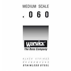 Warwick 39060 Black Label.060, Medium Scale, struna pojedyncza do gitary basowej