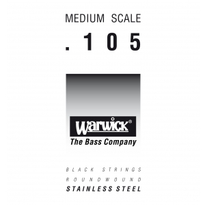 Warwick 39105 Black Label.105, Medium Scale, struna pojedyncza do gitary basowej