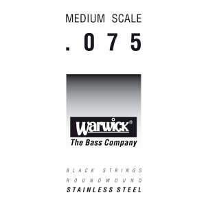 Warwick 39075 Black Label.075, Medium Scale, struna pojedyncza do gitary basowej