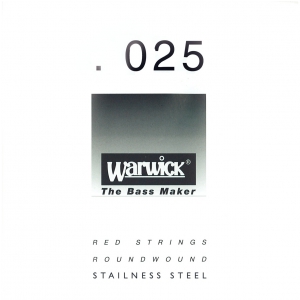 Warwick 42025 RED.025, Stainless Steel, struna pojedyncza do gitary basowej