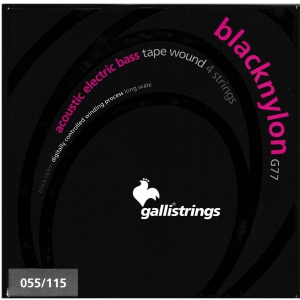 Galli G77 BlackNylon - struny do gitary basowej