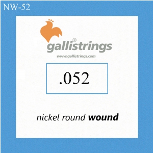 Galli NW052 - pojedyncza struna do gitary elektrycznej