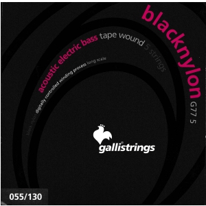 Galli G775 BlackNylon - struny do gitary basowej
