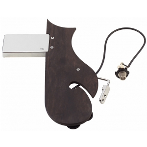 MEC AZ 10 1 PU Pickguard Ebony chromowany