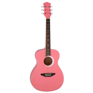 Luna Aurora Borealis 3/4 PNK - gitara akustyczna 3/4