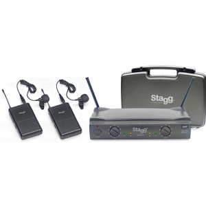 Stagg SUW 50 LL EG EU bezprzewodowy system UHF, podwjny krawatowy