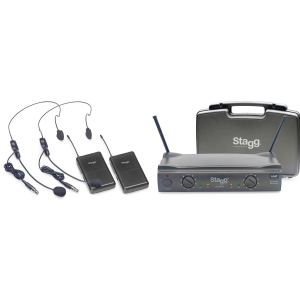 Stagg SUW 50 HH FH EU bezprzewodowy system UHF, podwójny nagłowny