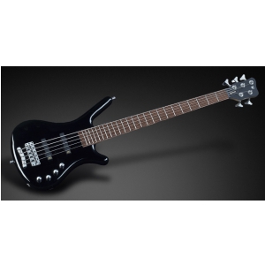 RockBass Corvette Basic 5-str. Solid Black High Polish, Fretted - Long Scale gitara basowa