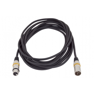 RockCable przewód mikrofonowy  - XLR (male) / XLR (female), color coded - 5 m / 16.4 ft.