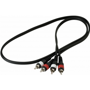 RockCable Patch Cable - 2 x RCA to 2 x RCA - 1 m / 3.3 ft.