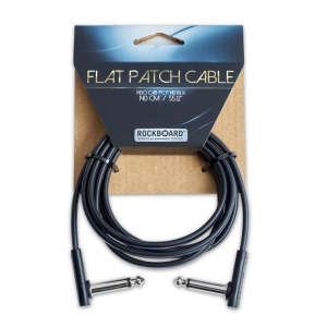 RockBoard Flat Patch Cable, Black, 140 cm