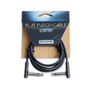 RockBoard Flat Patch Cable, Black, 100 cm