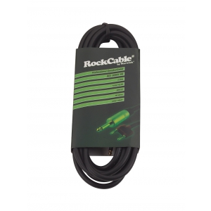 RockCable przewd gonikowy - Banana Plug (4 mm) / straight TS Plug (6.3 mm) - 5 m / 16.4 ft.