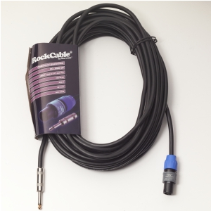 RockCable przewd gonikowy - SpeakON (2-pin) to TS Plug (6.3 mm) - 15 m / 49.2 ft.