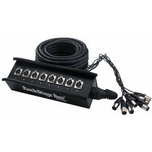 RockCable kabel wieloparowy  + Stage Box - 8 x Send - 15 m / 49.2 ft.
