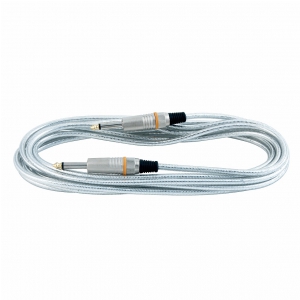 RockCable kabel instrumentalny - straight TS (6.3 mm / 1/4), silver - 5 m / 16.4 ft.