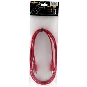 RockCable kabel MIDI - 3 m (9.8 ft) - Red