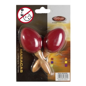 Stagg EGG MA S/RD - marakasy plastikowe czerwone