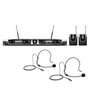 LD Systems U508 BPH2, Bezprzewodowy system mikrofonowy z nadajnikiem Bodypack x 2 i zestawem nagownym x 2