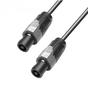Adam Hall Cables K 4 S 415 SS 0500 - Kabel głośnikowy 4 x 1,5 mm? kompatybilne, standardowe złącze głośnikowe 4-stykowe-standardowe złącze głośnikowe 4-stykowe, 5 m