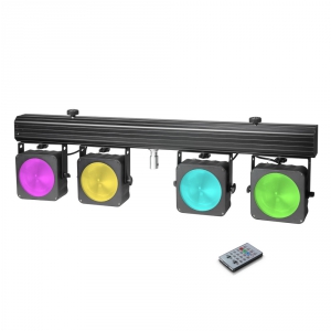Cameo Multi PAR COB 1-kompaktowa listwa owietleniowa 4x30W RGB COB LED wraz z walizk transportow