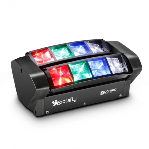 Cameo OCTAFLY XS - 8-Zone RGBW Chase Effect Light, ruchoma głowa