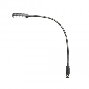 Adam Hall Stands SLED 1 ULTRA USB C - Lampka USB z wysięgnikiem typu ?gęsia szyja″ i 4 diodami LED COB i wyborem kolorów
