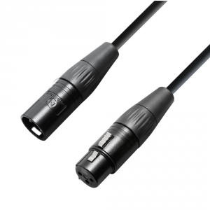 Adam Hall Cables Krystal Edition - przewd mikrofonowy OCC XLR eskie - XLR mskie, 5,0 m