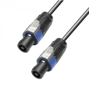 Adam Hall Cables K 4 S 240 SS 2000 - przewd gonikowy 2 x 4 mm2 standardowe zcze gonikowe 2-stykowe - standardowe zcze gonikowe 2-stykowe, 20 m