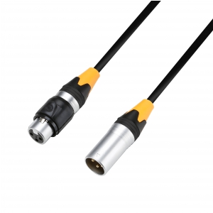Adam Hall Cables K 4 DMF 0500 IP 65 - Kabel DMX i AES/EBU: 3-stykowe, męskie XLR - żeńskie XLR, IP65, 5 m