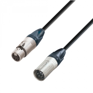 Adam Hall Cables K5 DGH 0500 - Kabel DMX Neutrik XLR m�skie - XLR �e�skie, 5 m