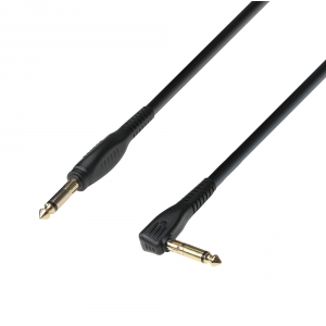 Adam Hall Cables K3 IPR 0300 P - Kabel instrumentalny jack mono 6,3 mm - jack mono 6,3 mm wtyczka ktowa, 3 m