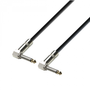 Adam Hall Cables K3 IRR 0015 - Kabel instrumentalny jack mono 6,3 mm wtyczka ktowa - jack mono 6,3 mm wtyczka ktowa, 0,15 m