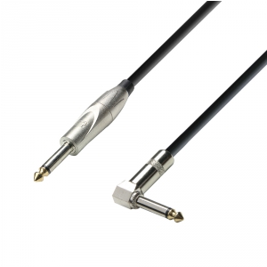 Adam Hall Cables K3 IPR 0300 - Kabel instrumentalny jack mono 6,3 mm - jack mono 6,3 mm wtyczka ktowa, 3 m
