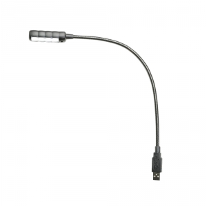 Adam Hall Stands SLED 1 ULTRA USB - Lampka USB z wysignikiem typu ?gsia szyja″ i 4 diodami LED COB