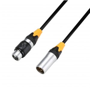 Adam Hall Cables K 4 DMF 3000 IP 65 - Kabel DMX i AES/EBU: 3-stykowe, męskie XLR - żeńskie XLR, IP65, 30 m