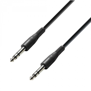 Adam Hall Cables K3 BVV 0060 ECO - Kabel krosowy jack stereo 6,3 mm - jack stereo 6,3 mm, 0,6 m