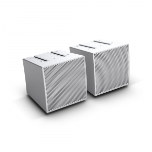 LD Systems CURV 500 S2 W dwa g�o�niki satelitarne Array do przeno�nego systemu Array CURV 500, bia�e