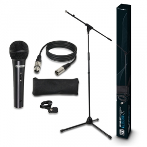 LD Systems MIC SET 1 zestaw mikrofonowy z mikrofonem, statywem, przewodem i uchwytem
