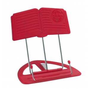 K&M 12450-012-59 stoowy pulpit na nuty Uni-Boy czerwony