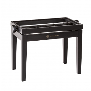 K&M 13700-000-20 rama ławy do pianina, czarny mat