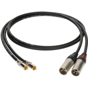 Klotz kabel 2xRCA / 2xXLRm 0.9m